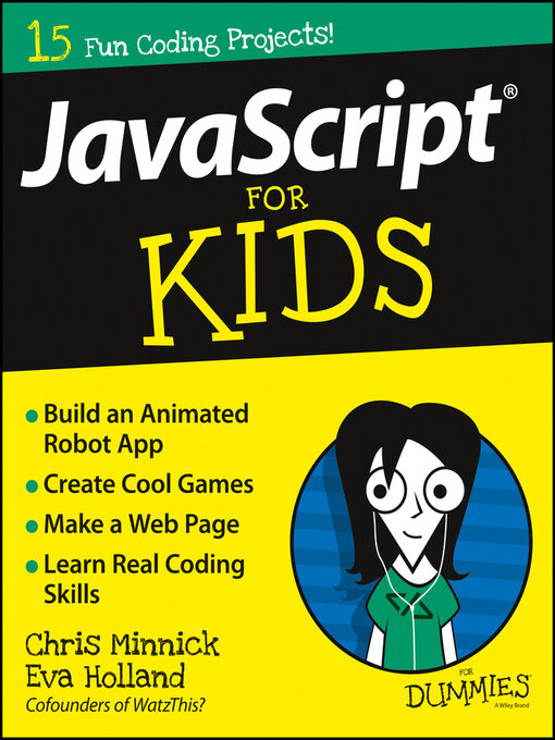 غلاف JavaScript For Kids For Dummies